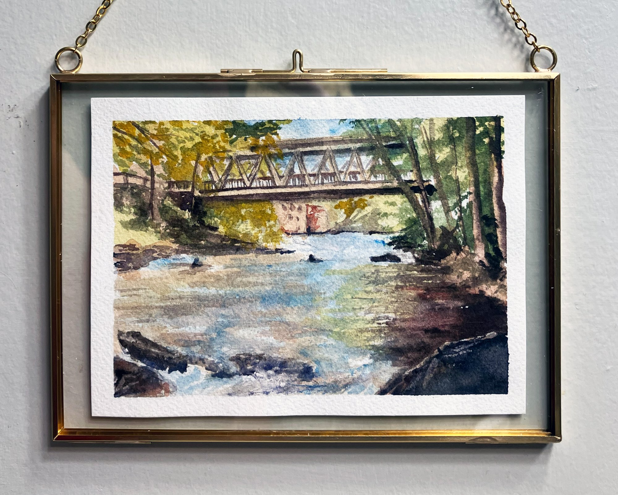 Roswell Bridge Watercolor